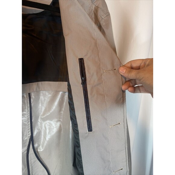 Ralph Lauren Mens All Weather Classic Fit Stanza Coat Sm Checkered Sz 40R New - Picture 6 of 9